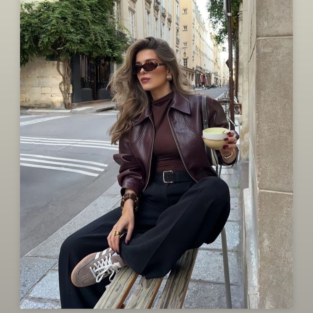 Princess Polly burgundy jacket - Picture 10 of 10